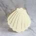 Shell Shape Wedding Invitation Card Customized Foiling Invitation with Ribbon Bow